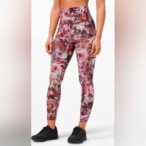 LULULEMON Wunder Train High-Rise Tight Legging 25" in Urbantricity Multi Size 8